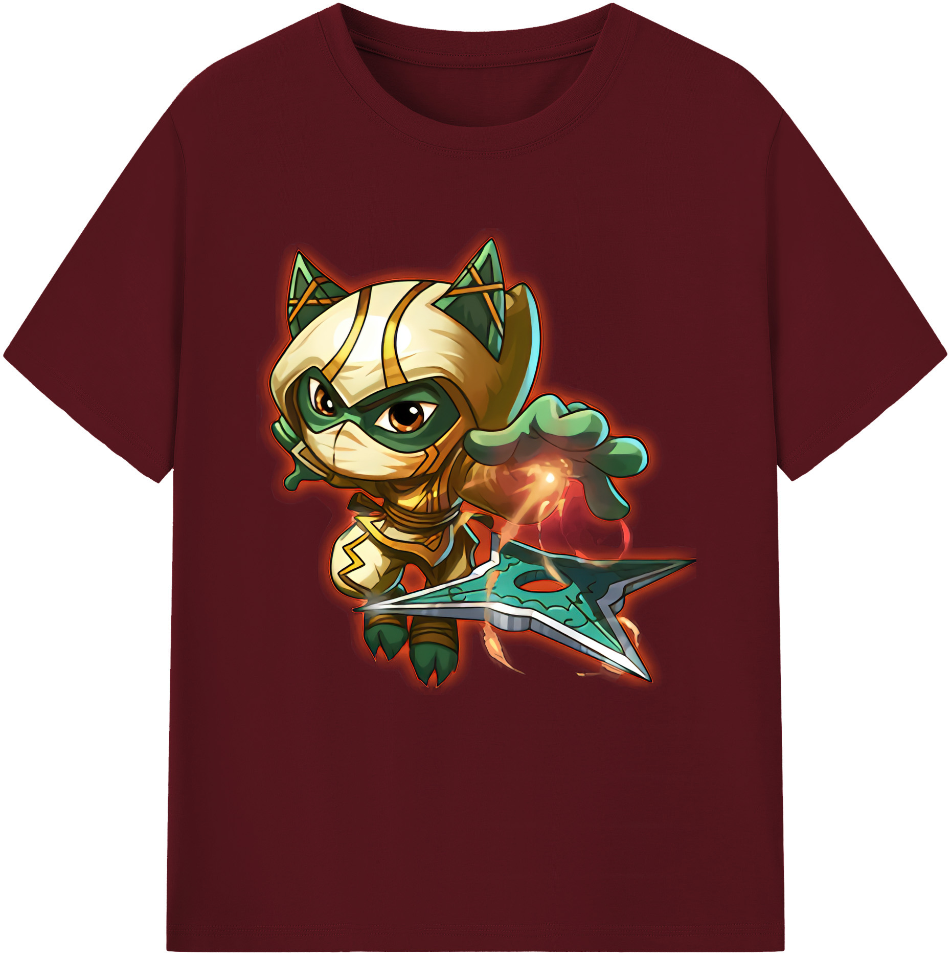 リーグ・オブ・レジェンド League of Legends LOL 綿100％半袖Tシャツ（フロントプリント）